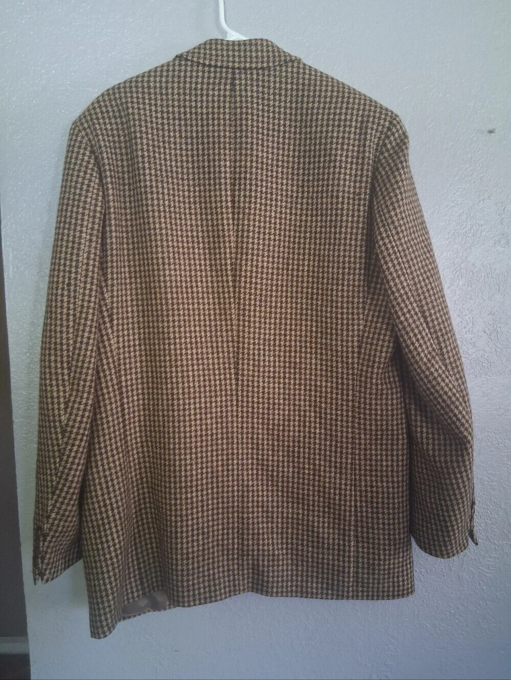 Hugo Boss Delon Houndstooth Blazer 44L jacket sport coat 100% Schurwolle Virgin